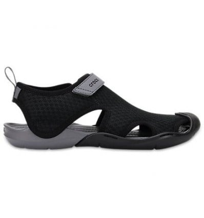 crocs swiftwater black sandals